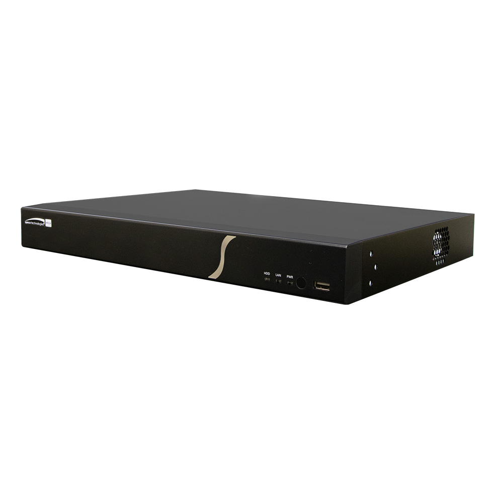 Speco 6 Channel Hybrid Digital Video Recorder - 4 Configurable Hybrid Channels + 2 IP Channels H6HRLN2TB