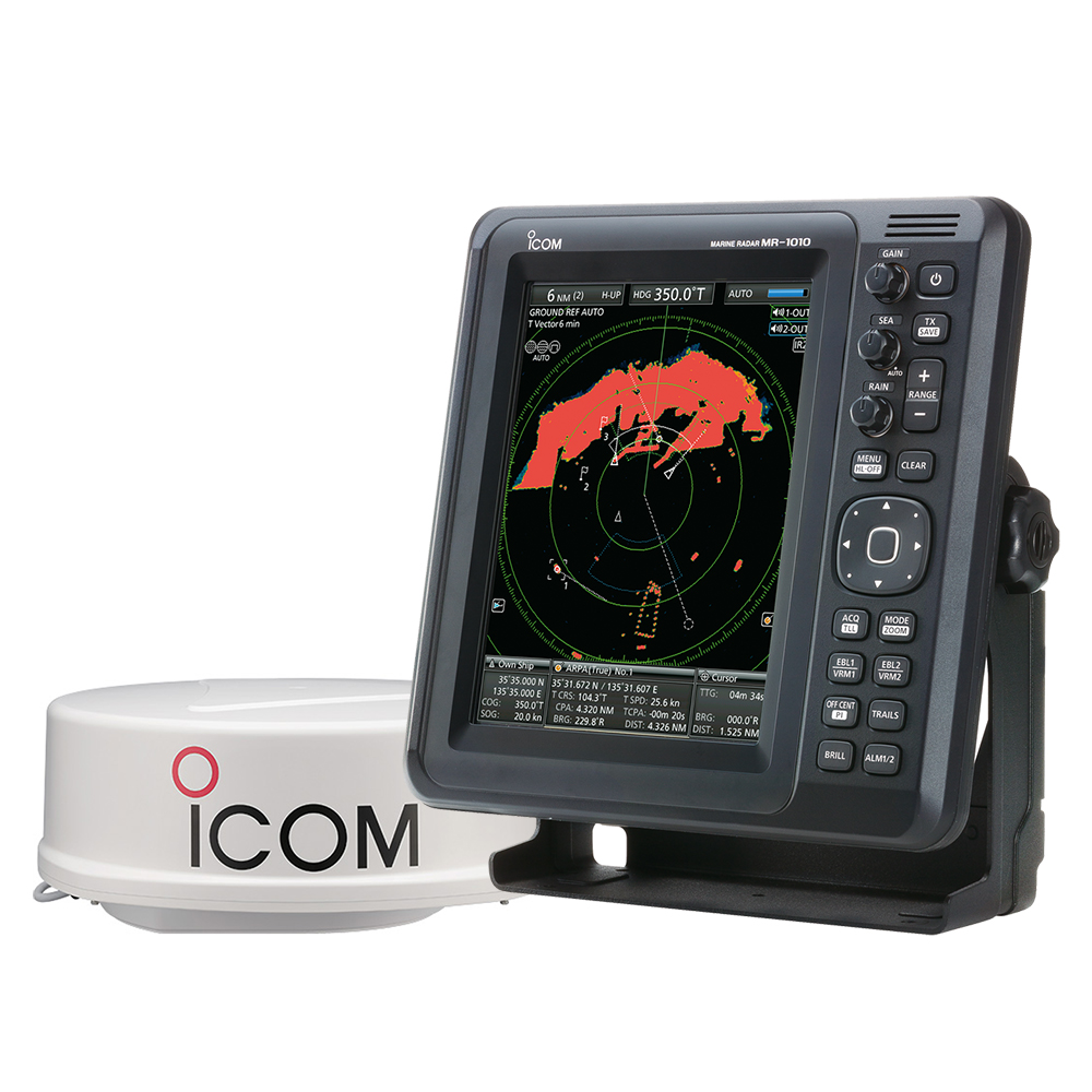 Icom MR-1010RII Marine Radar - 4kW - 10.4" Color Display MR1010RII