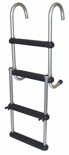 Jif Marine 4-Step Folding Ladder Andz Aluminum (Asc4)
