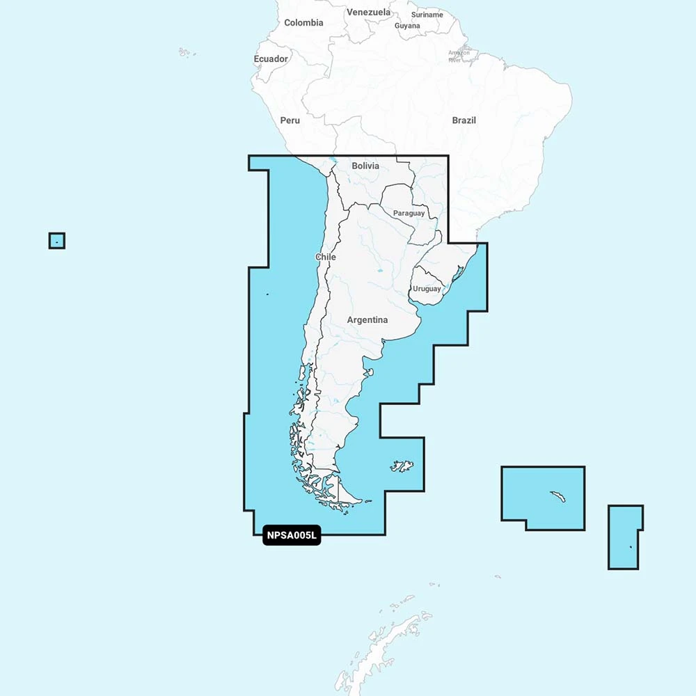 Navionics Platinum+ NPSA005L - Chile, Argentina & Easter Island 010-C1365-40