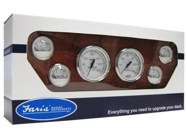 Faria Set Inbd Tach Fuel Vlt H20 Oil (Ktf063)