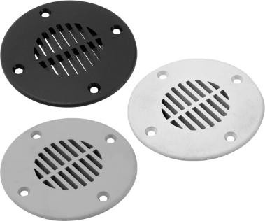 Sea Dog Marine Deck Drain 4-3/16" White (340021-1)