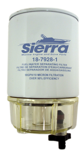 Sea Star Solutions Fuel/Water Separator Assembly - Sierra Marine Engine Parts - 18-7928-1 (118-7928-1)