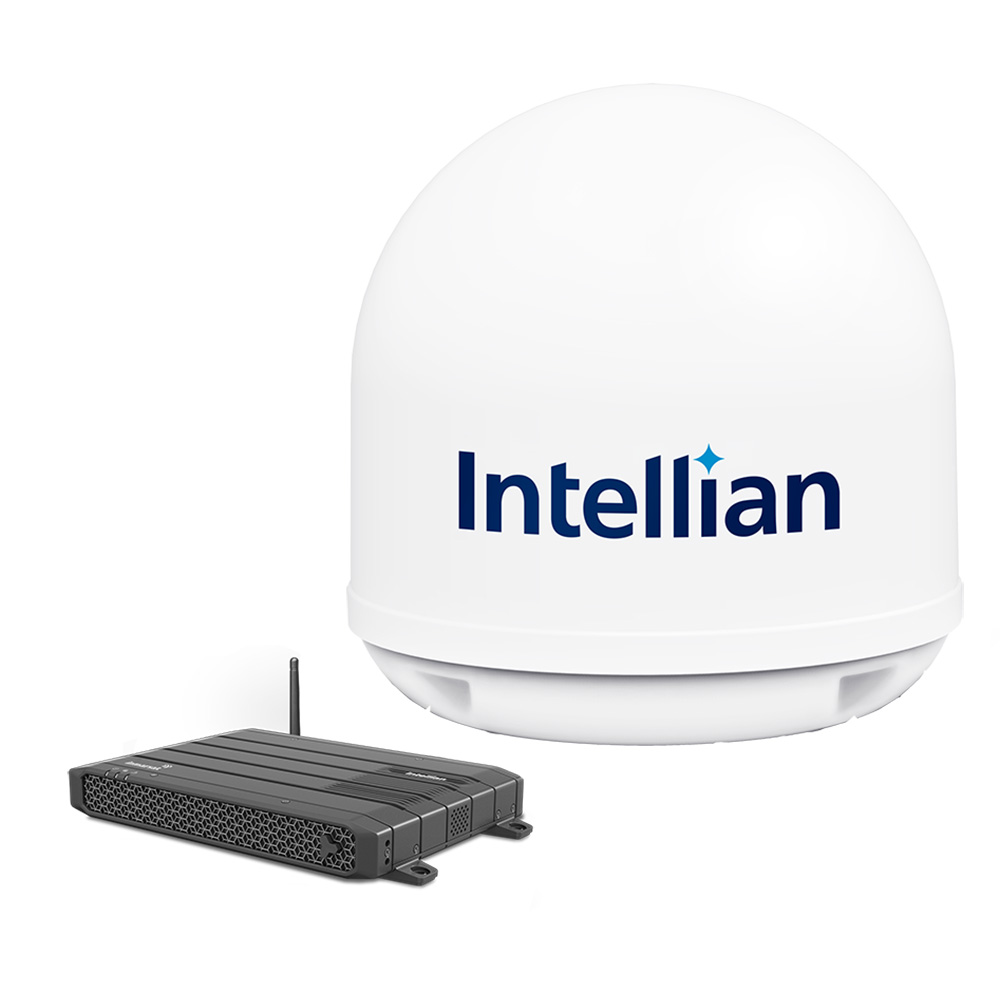 Intellian FB250 Inmarsat Fleet Broadband Maritime Terminal w/ Stand-Alone BDU F4-A250-S