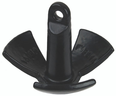 Sea Dog Marine River Anchor (Black Vinyl) - 30 Pound (314290)