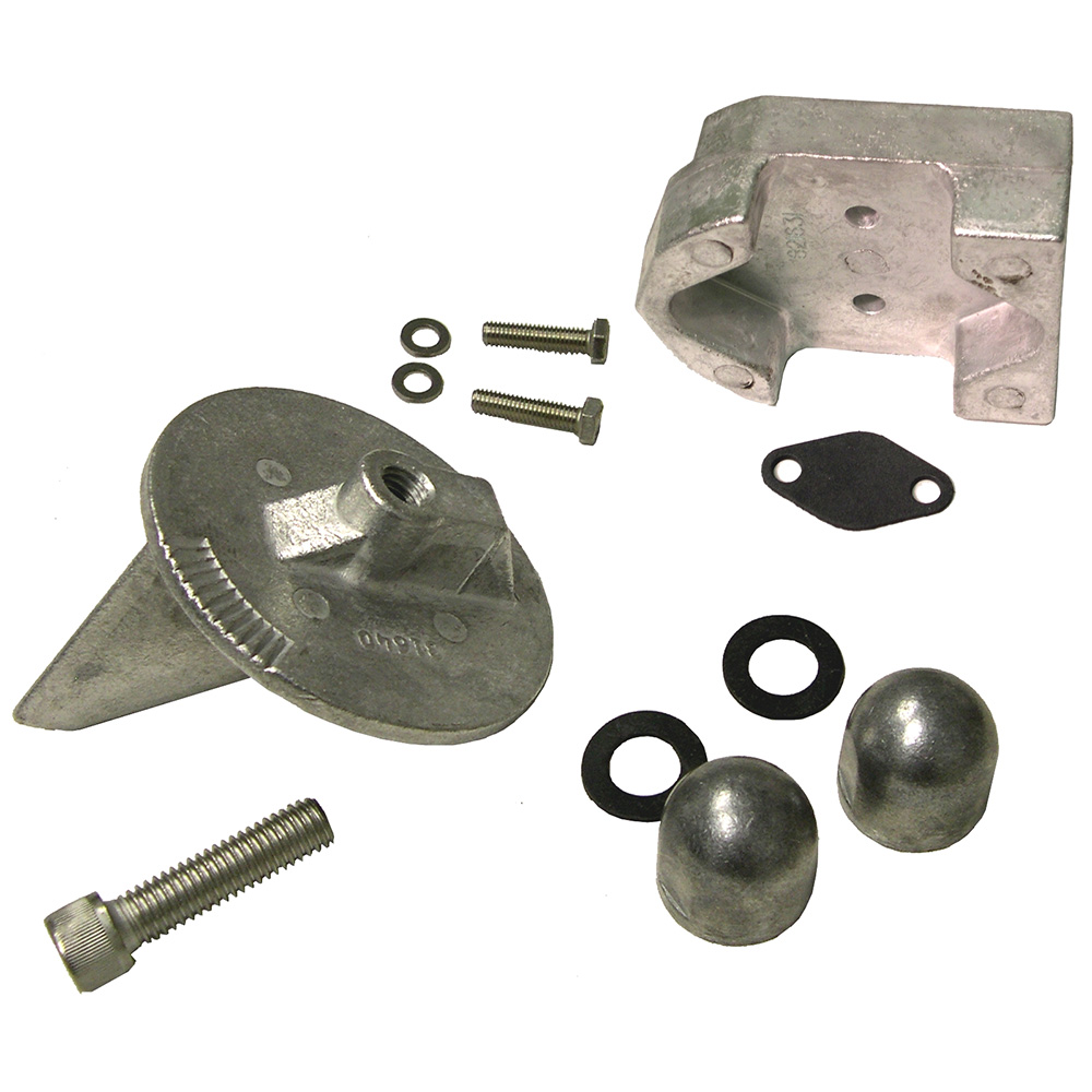 Performance Metals Mercruiser Alpha 1 Gen 1 Complete Anode Kit (No Power Steering) - Aluminum 10205A