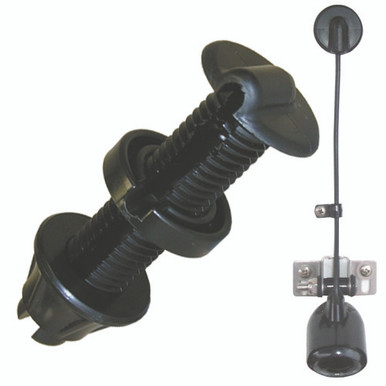 Th Marine Bulkhead Pass Through Fitting Black (Th-Cc-1-Dp)