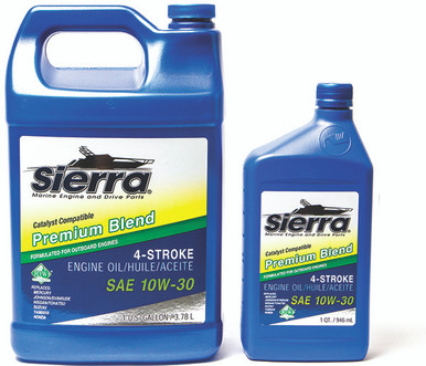 Sea Star Solutions Ctlst Oil 10W30 Mineral Quart - Sierra Marine Engine Parts - 18-9420Cat-2 (118-9420Cat-2)