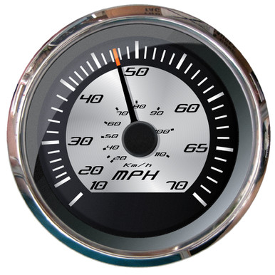 Faria Platinum 4" Speedometer - 70 MPH (Pitot) 22011