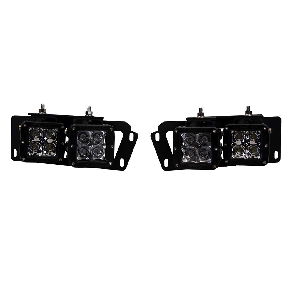 RIGID Industries - 2010-2017 Dodge Ram 2500/3500 & 2009-12 Dodge Ram 1500 Fog Light Mount Kit