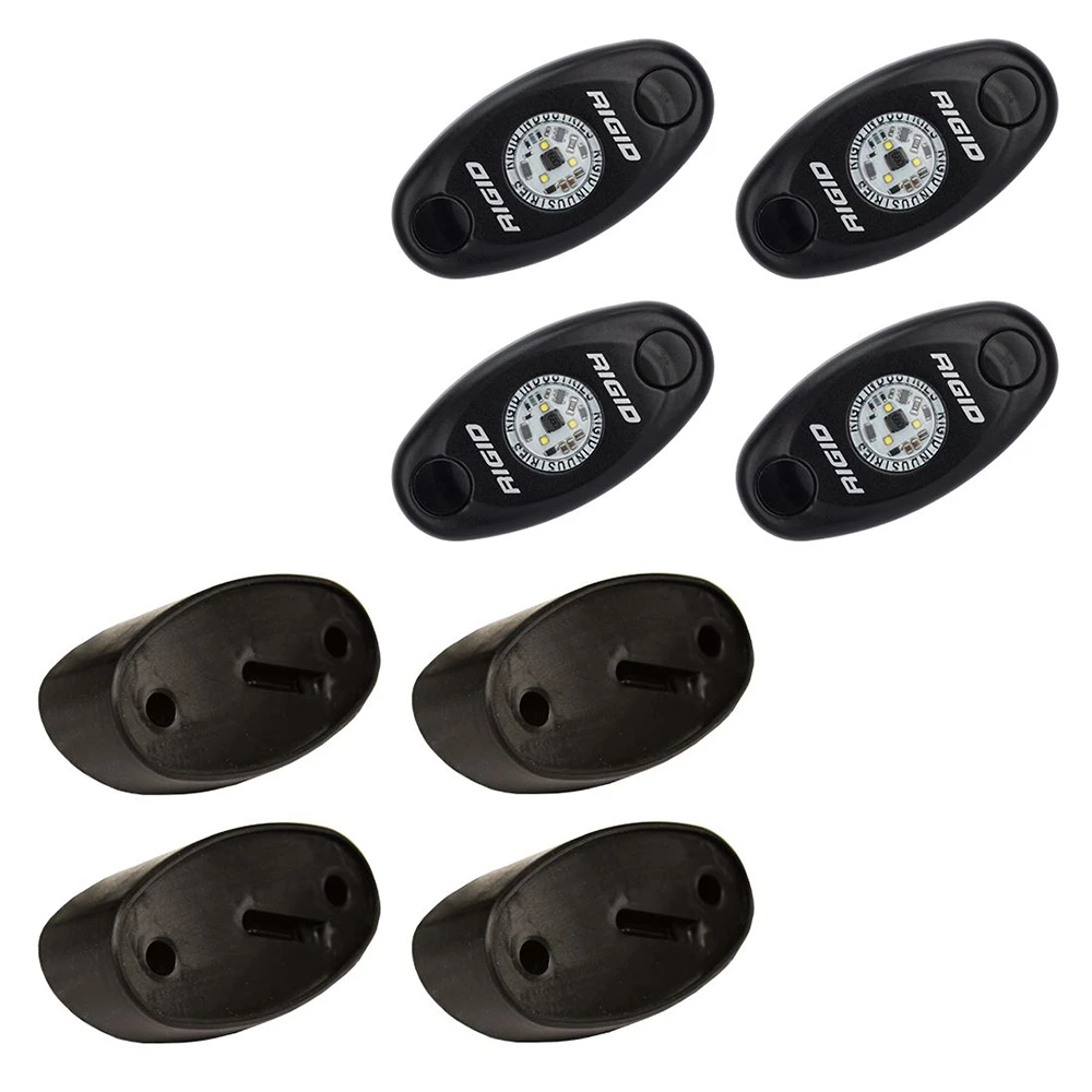 RIGID Industries - A-Series Kit - 50000h, Aluminum Housing, 10-28V, IP69K, Polycarbonate Lens