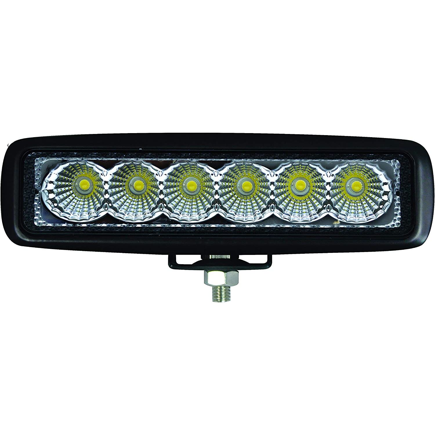 Hella Marine ValueFit Mini 6-LED Flood Light Bar, 10-30V, 18W, Bracket Mount