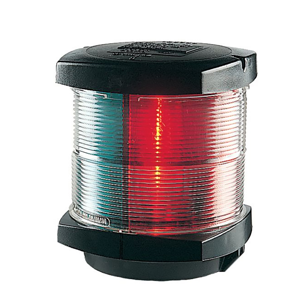 Hella Marine Series 2984 Tri-Color Masthead Navigation Light, 2 NM, 12V/25W Bulb, IP55, Black Housing
