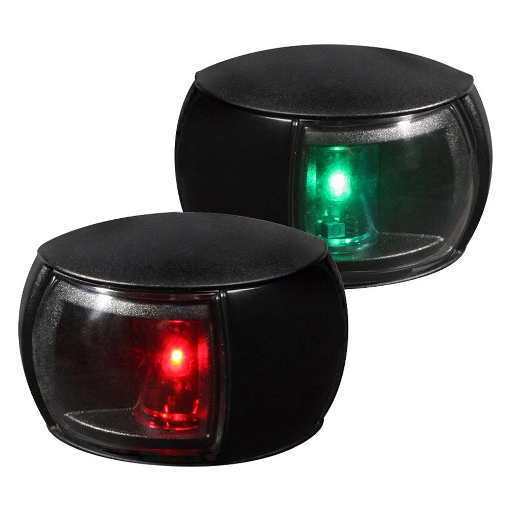 Hella Marine NaviLED Compact Deck Mount Sidelight Pair, 2NM, Multivolt 9-32V, IP67
