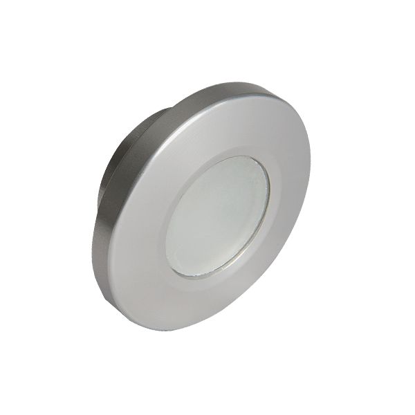 Lumitec Orbit Flush Mount LED Down Light, 10-30V DC, IP67, White/Red/Blue, Black Finish