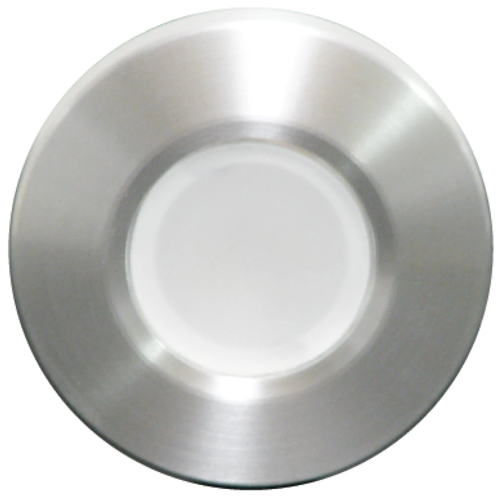 Lumitec Orbit Flush Mount LED Down Light, White/Blue Dimming, Brushed Finish, 10-30V, IP67