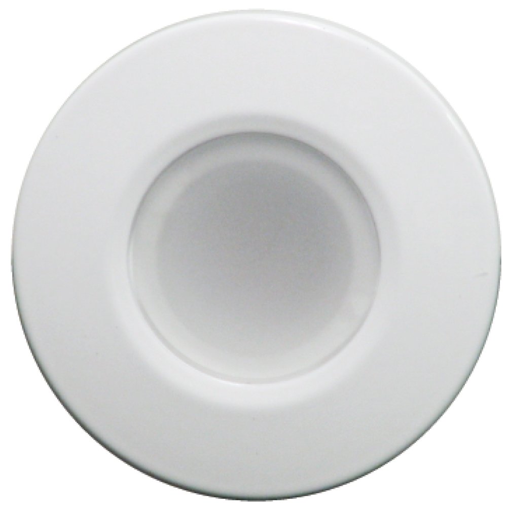 Lumitec Orbit LED Down Light, White Housing, White/Red Light, Dimmable, 10-30V DC, IP67