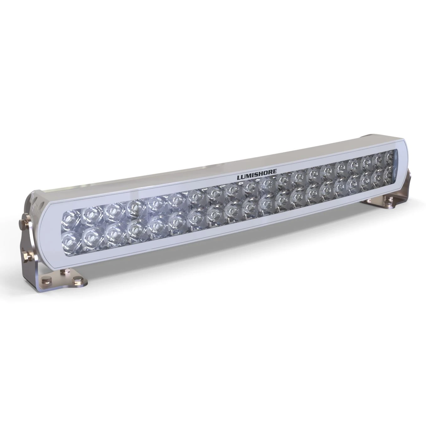 Lumishore - Spotlight Curved 20" - 5,500K, White Body, IP68, 10.5-31VDC (LM600471)
