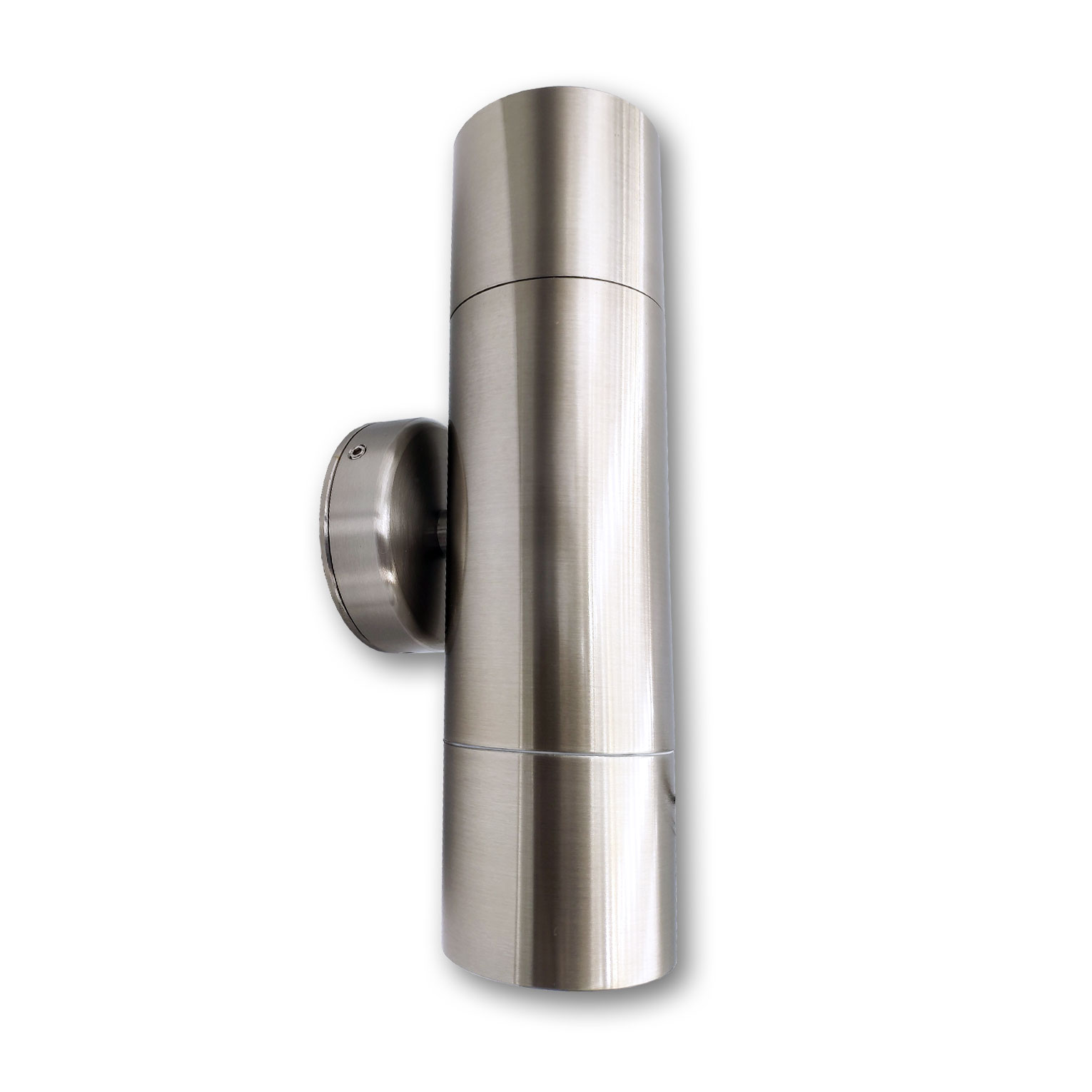 Mega LED - Novara Outdoor Wall Light - For 2XMR16 or 2XGU10 LED Bulbs, Stainless Steel 316 Housing