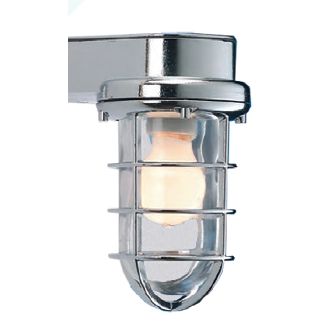 Mega LED - Docking Light - Wall Type, Nautical Style Light, From Polished Brass, For E26/E27 Bulbs, IP55 (30102)
