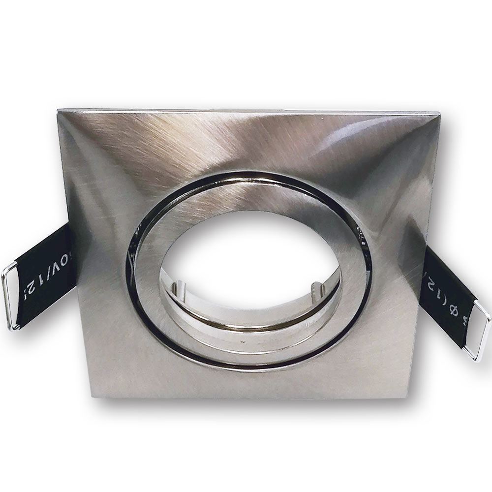Mega LED - Skyros Square Downlight Fixture - Aluminum Alloy, For MR16 or GU10 Bulbs (SKYROS-SQ-X)