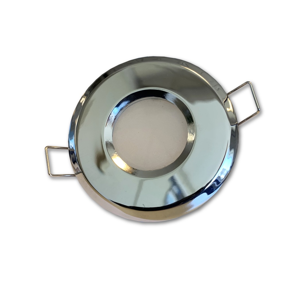 Mega LED - Sifnos-P LED Downlight - Aluminum Alloy, Frosted Glass, For MR16 or GU10 Bulbs, Polished Chrome Finish (SIFNOS-P)