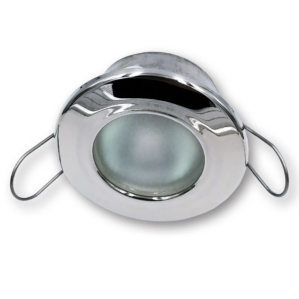Mega LED - Chios Low Profile Downlight Fixture - For G4 Bulb, Inox Finish (CHIOS-LP)