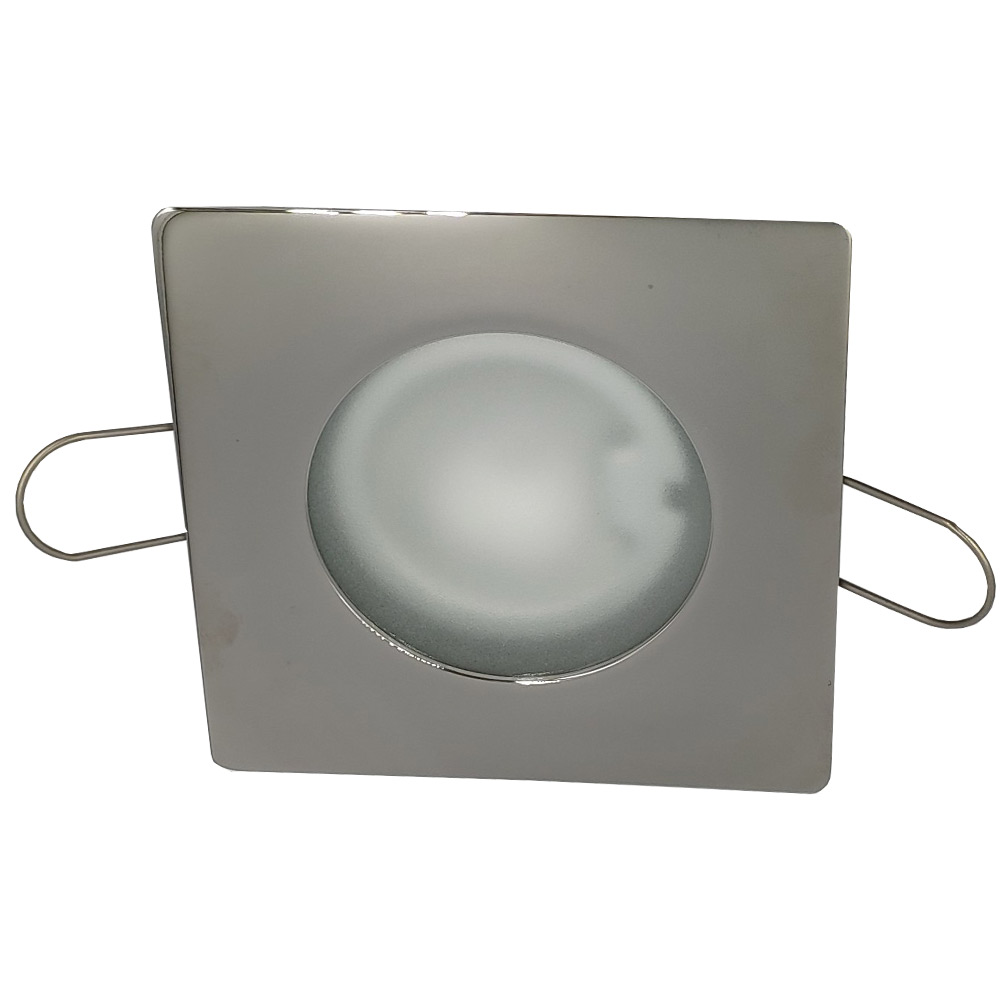 Mega LED - LED Downlight - For G4 LED Bulb, Recessed Mounting, Stainless Steel 316 Trim (ANAFI)