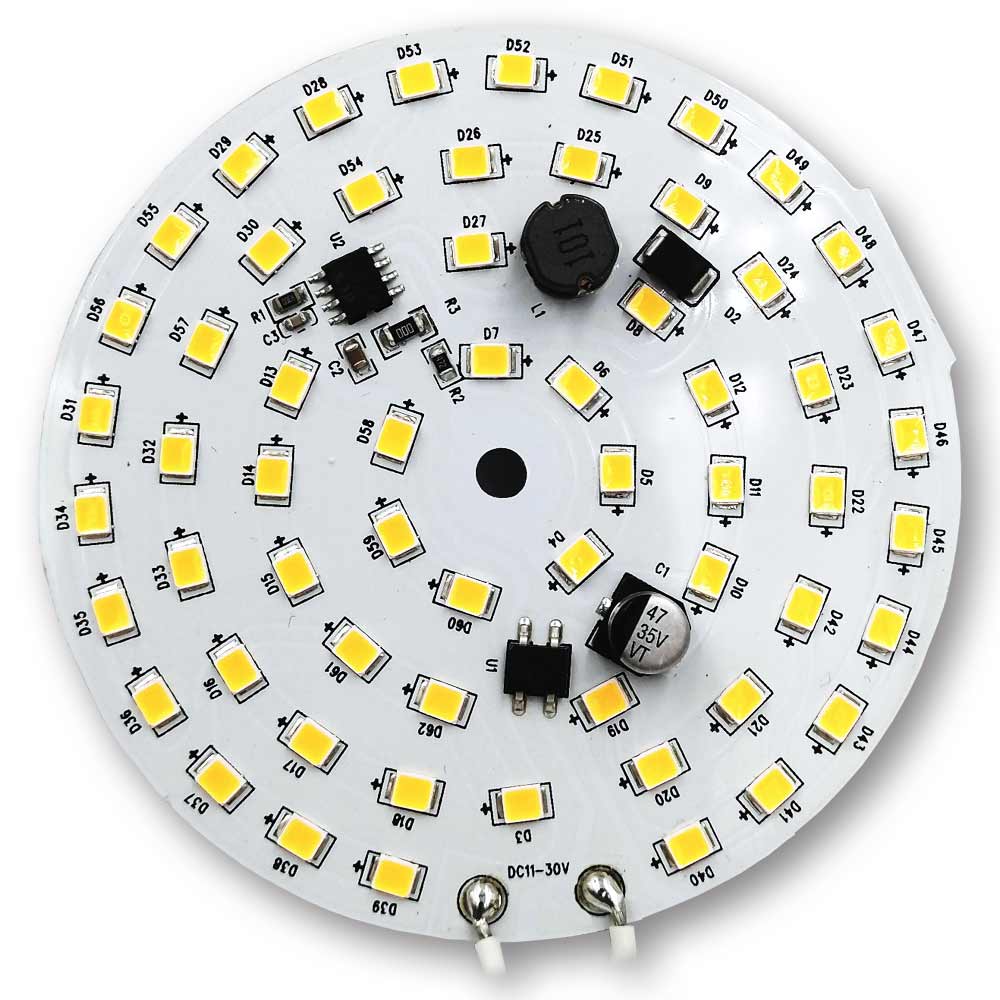Mega LED - LED Replacement Bulb - Cables Type, 6.8 Watt, 900 Lumens, 10-30V DC, Warm White (30007)