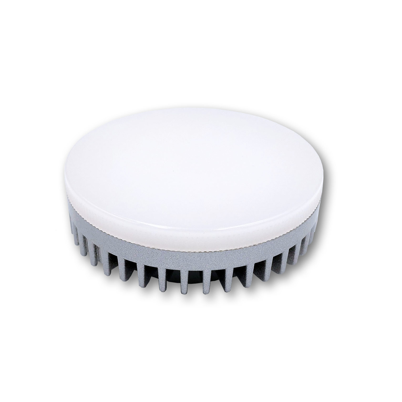 Mega LED - LED Replacement Bulb - GX53 Type, 8.0 Watt, 640 Lumens, 85-265V AC, Beam Angle 90°, 3000K (30085)