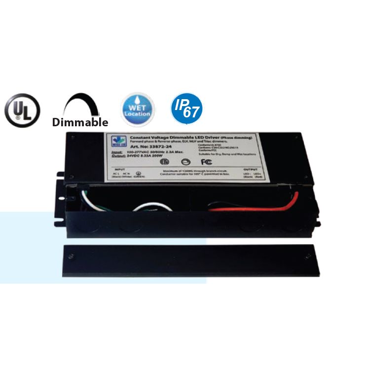 Mega LED - Dimmable Driver - 100-277V AC, 12V DC, 25A/12V, 300W (33873-12)