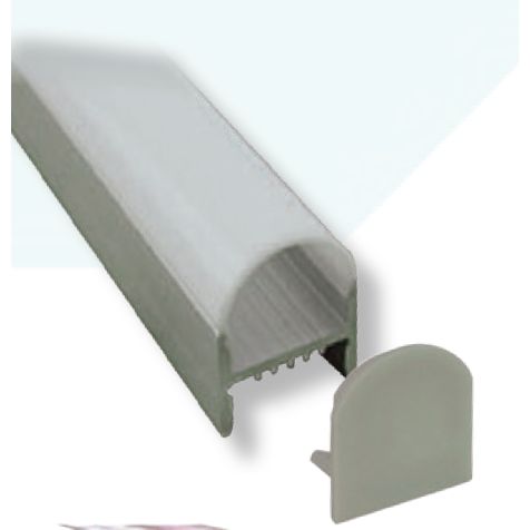 Mega LED - Aluminum Profile - Special Linear Lighting Effect, Independent Custom Made Fixture, Length 2 Meters (30215)