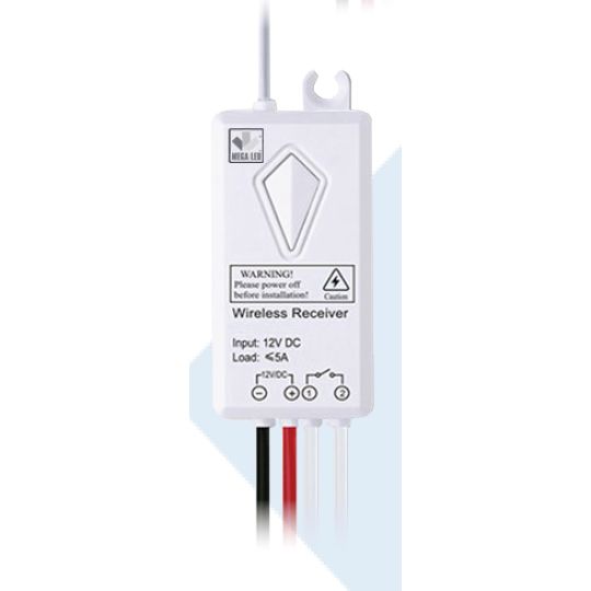 Mega LED - Wireless RF Receiver - WiFi, Voltage 80-275V AC, Max load 1000W, Frequency 433.932MHz (34052)