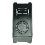 Vimar Flush Mounting Box, For Panel Mounting Frames, 1-Module, Black, GW 960C