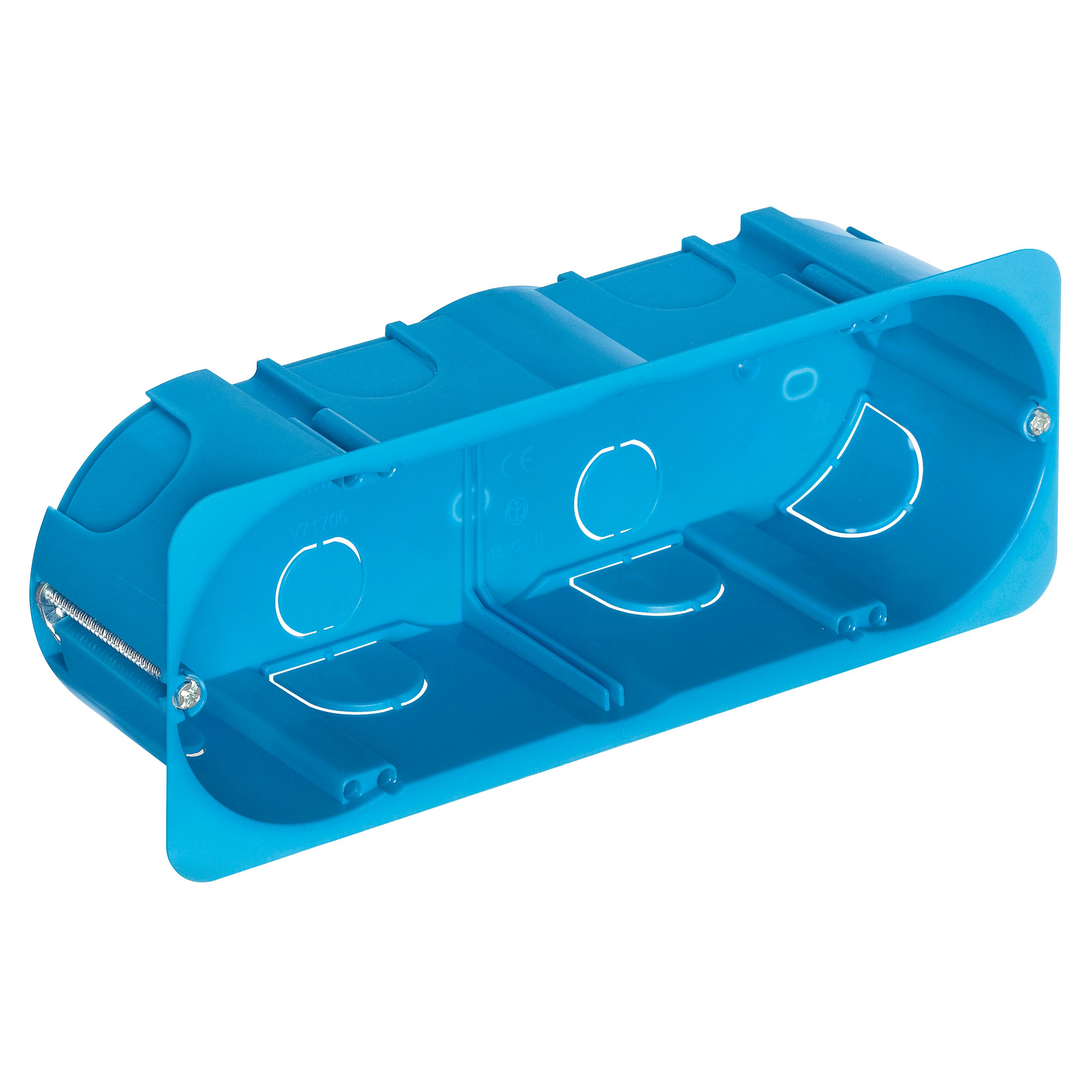 Vimar Hollow-Wall Flush-Mount Box, 6/7-Module, 68 mm Cutout, GW 850°C