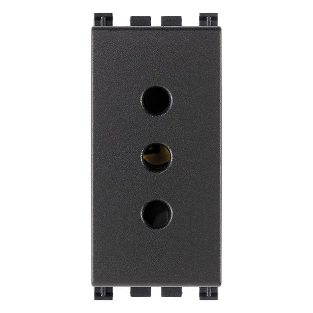 Vimar Arké SICURY P11 Socket Outlet, Italian Standard, 2P+E, 10A 250V, IP20
