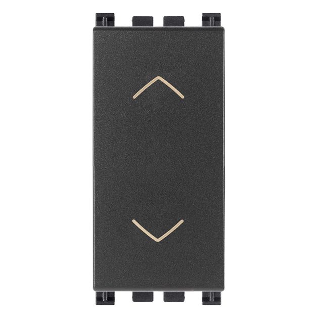 Vimar Arké 2P 2-Way Push Button, 10A, 250V, 6 Terminals
