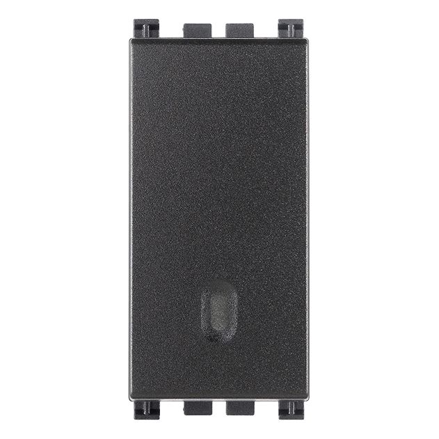 Vimar Arké 1-Way Switch, 1P 16AX 250V, Lightable, Replaceable Button