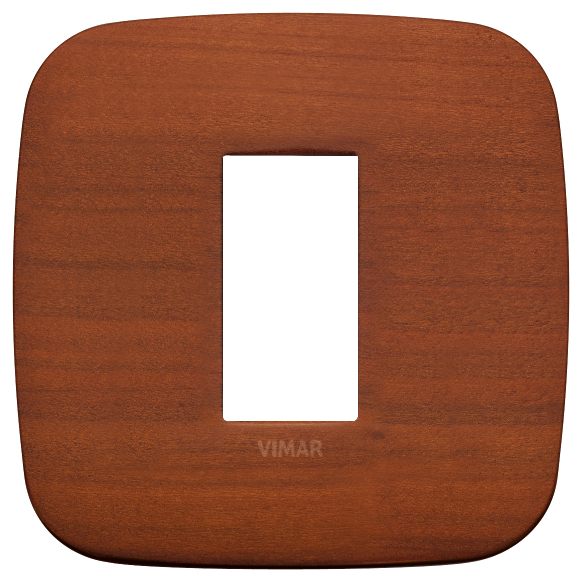 Vimar Arké Round Cover Plate, 1 Module, Natural Wood