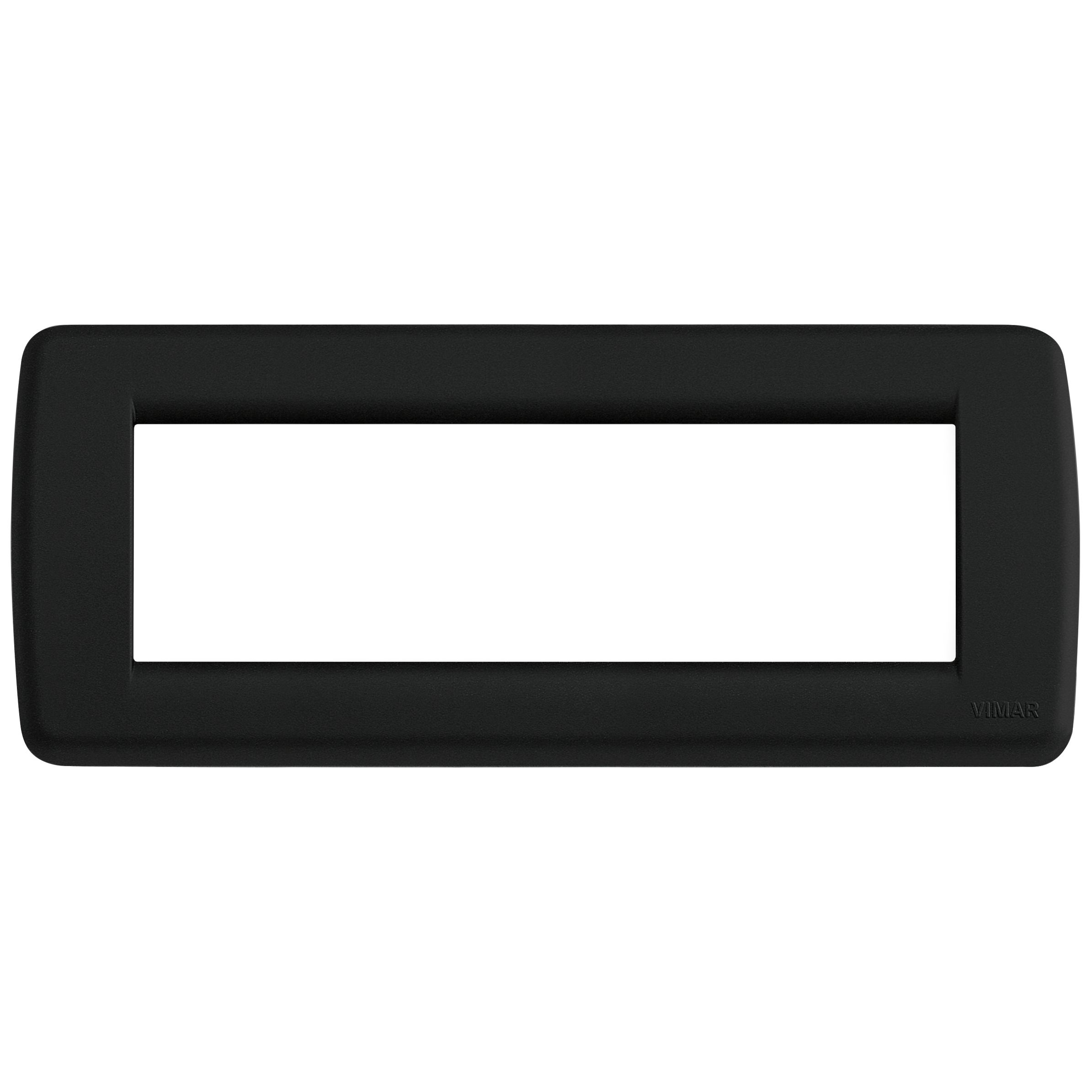 Vimar Idea Rondò 6-Module Cover Plate, Clamp Mounting