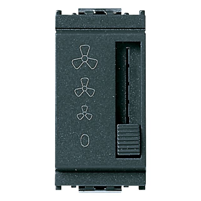 Vimar Idea Slide Switch, 1P, 6(2)A, 250V, 4 Positions, IP40