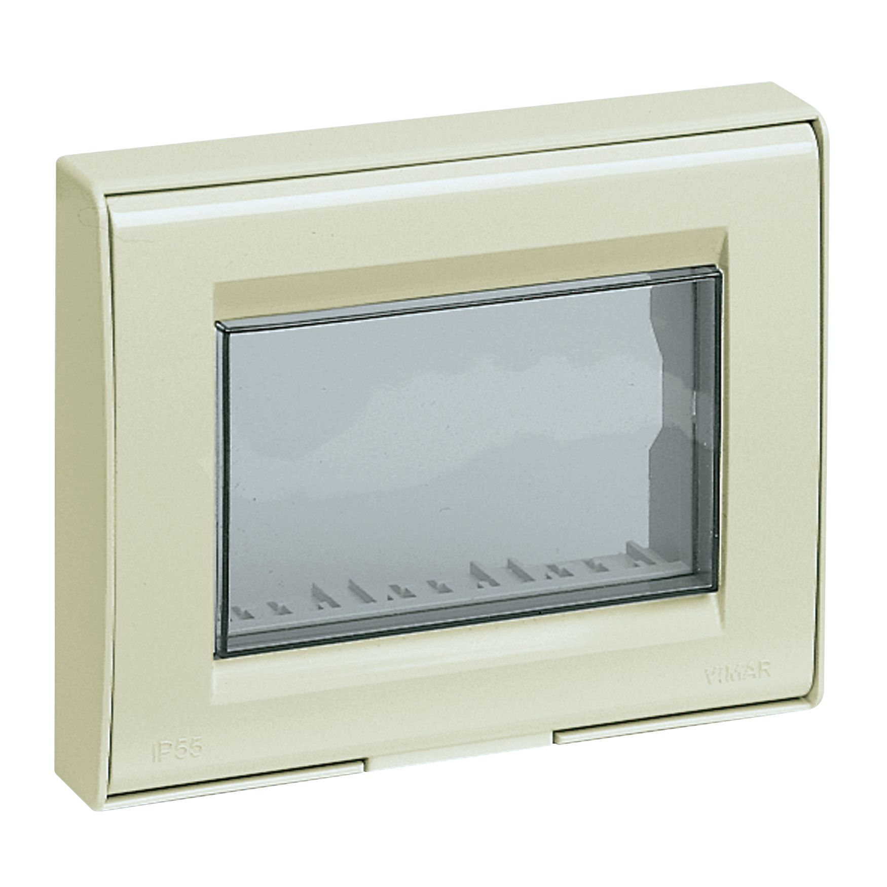 Vimar Idea/8000 IP55 Cover, 3-Module, 3 Adaptors Included