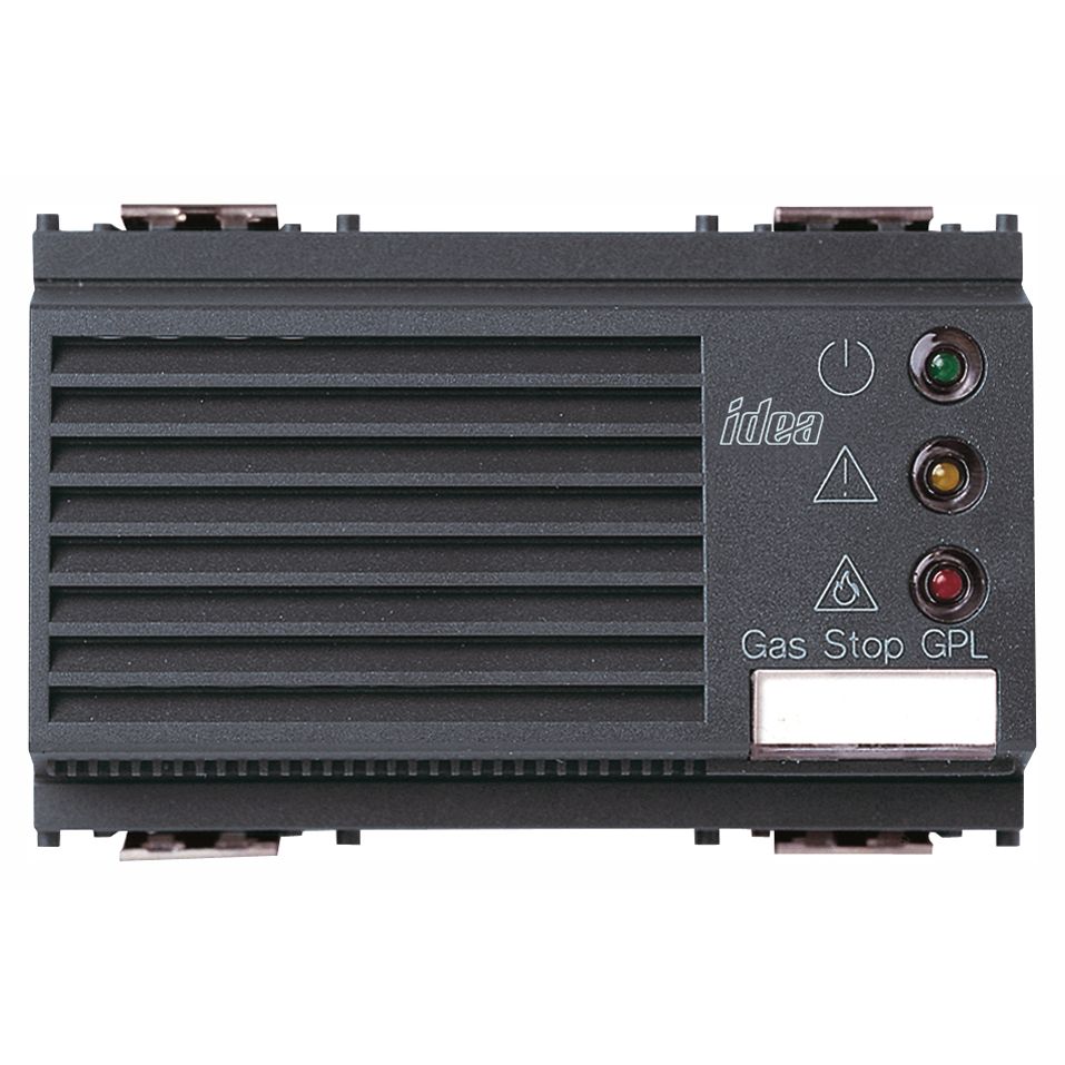 Vimar Idea LPG Gas Detector, 230V, Solenoid Valve Control, 3 Modules