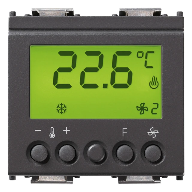 Vimar Idea KNX Thermostat, 2-Zone, 4A 24V Relay Output, IP40