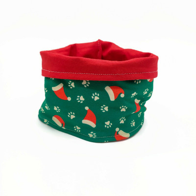 Hundeloop/Hundeschal - Weihnachts Mütze
