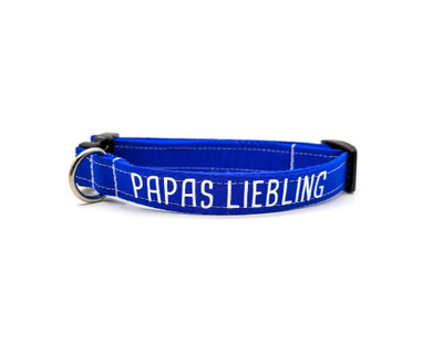 Hundehalsband - Papas Liebling - Wähle aus 20 Farben