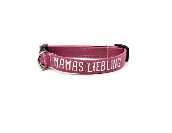 Hundehalsband - Mamas Liebling - Wähle aus 20 Farben