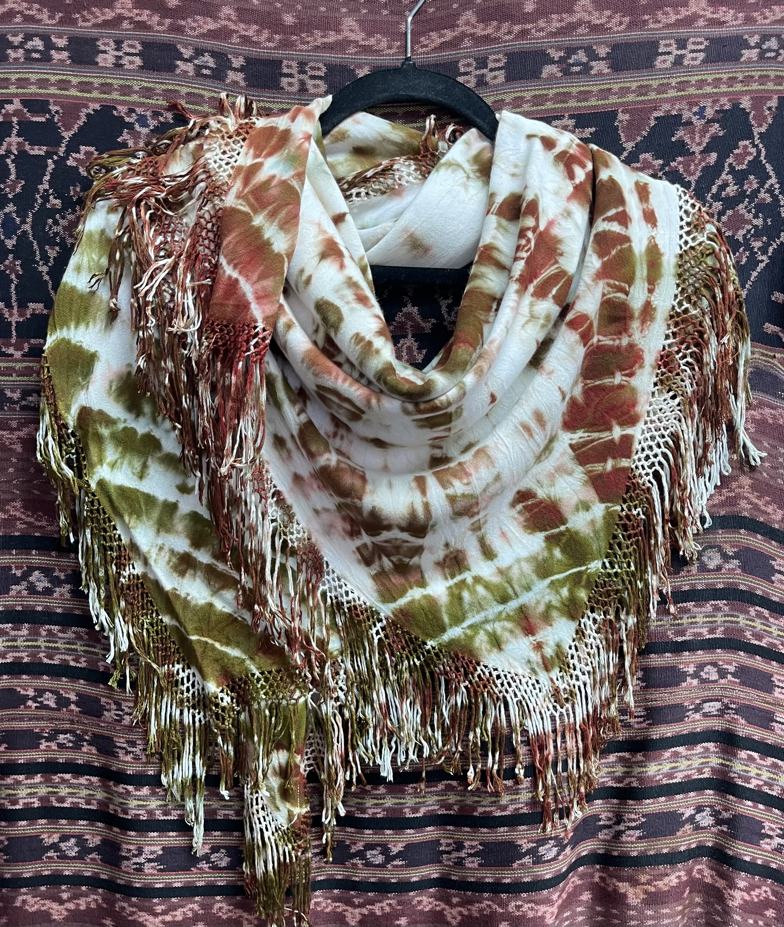New tie dye scarf