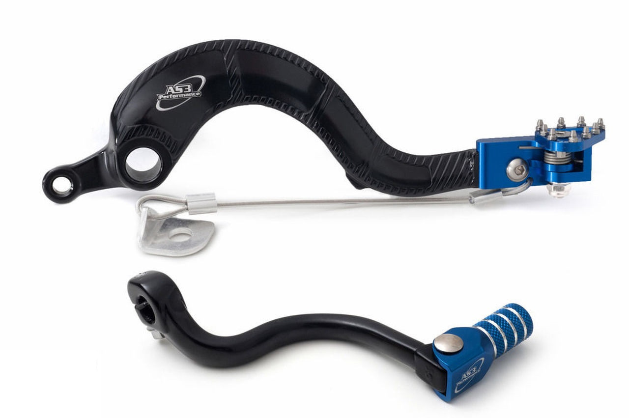 KAWASAKI KX 250 19982008 GEAR LEVER and REAR BRAKE PEDAL COMBO