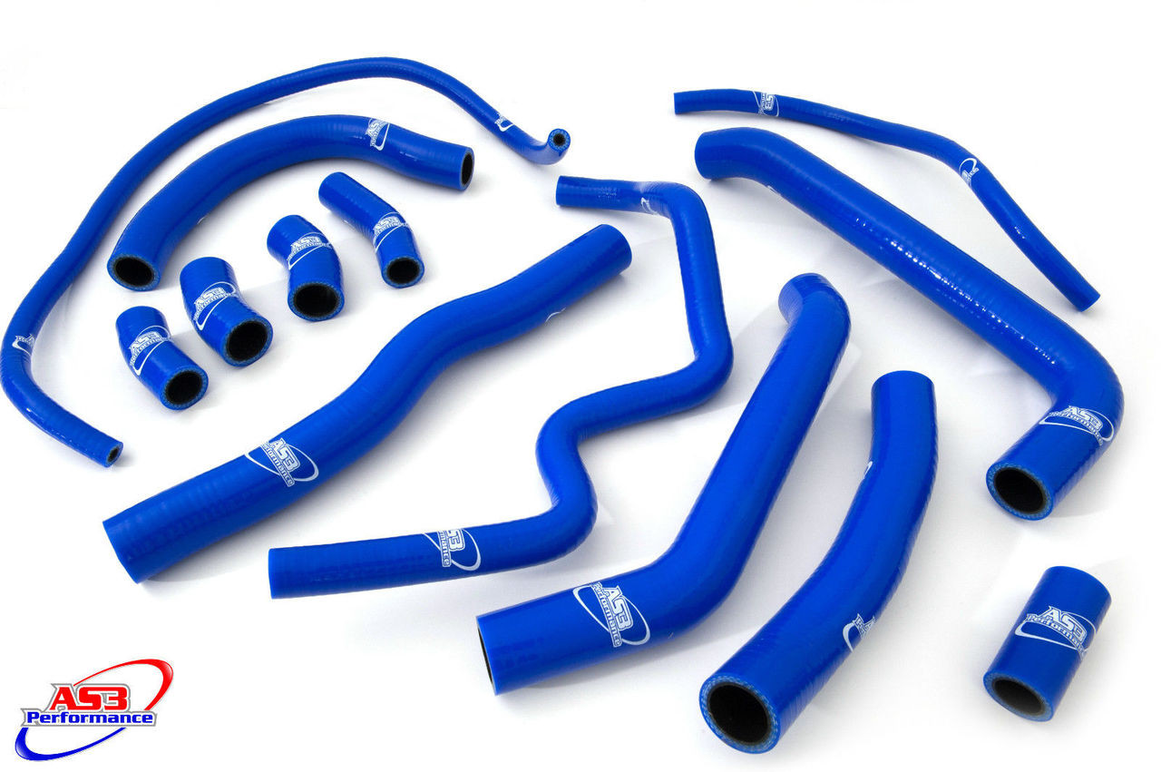 Honda Vfr 800 Fi 1998 01 High Performance Silicone Radiator Hoses Blue